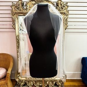 Brand new veil, wedding veil, bridal veil, ivory sparkle veil, Crystal veil new